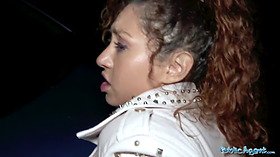 Watch this hot Mexican babe get her sweet ass creamed after getting boned hard in public!