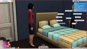 How To - Japanese Stepmom catches her Stepson masturbating in his room then she gets horny and fucks him - Asian Stemmother and stepson