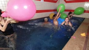5 GIRLS & A POOL OF BALLOONS - CLIP 4 - KC PRODUCTIONS