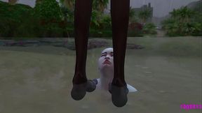 sims 4 hot ladyboy goddess fucked in tropical paradise island of love and pleasure