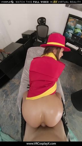 VRCosplayX April Olsen As Carmen Sandiego Has Always Been A Bad Girl But You Have Control Now Part 3