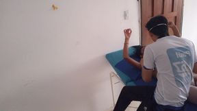 The Masseur Makes the Pastor of the New Ecclesiastical Religion Very Wet.