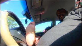 Mz Jersey Honors My Birthday by Giving Her Meaty Size 8.5 Feet as Birthday Cake