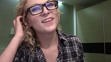 Attika Curly Haired Blonde & Tongue Piercing Webcam Chat SFW
