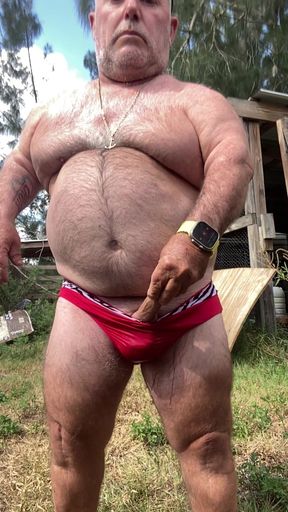 Captivating moment from "Part 1 of SLO MO Golden Red Panties"