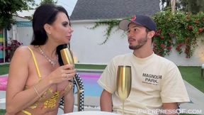 quality time in the hot tub with apollo banks