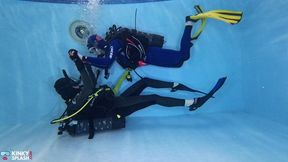 Scuba Babes: Her First Time Underwater! - MOV
