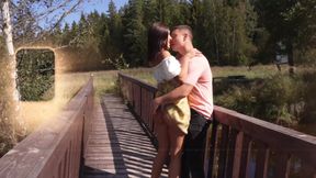 Picnic,sex and Cum on Ass on a Warm Sunny Day