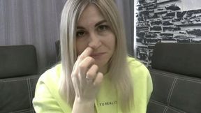 You pick your nose and clean it out WMV HD 720p