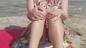 Silk stockings & Sand: A Private Unveiling of LadyFeet barefoot