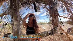California couple explores and gets fucked in Slab City