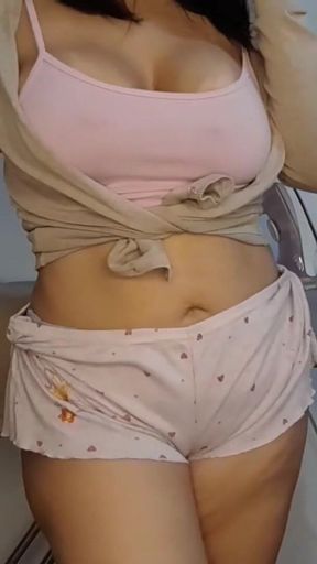 Powerful moment from &quot;Cheating wife fingers her pussy for when my cuckold husband&#039;s friend comes to fuck me hard in the ass.&quot;