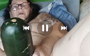 She Grows Em Huge for Her Ass Which Toy Will This Bitch Choose Bet Its the Zuchinni in Betweeni