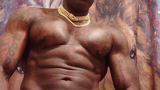 Big black hairy cock solo masturbation - hallelujah johnson african king part 2