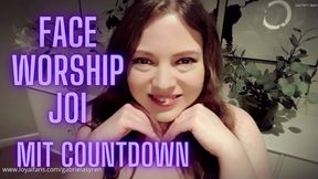 FACE WORSHIP JOI mit COUNTDOWN