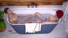 lust academy 10 – audrey & james’ hot tub passion (shemale version) - 3d adult visual novel