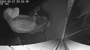 Blowjob loving wife, cheating on hubby with a friend on a hotel balcony, taboo sex act.