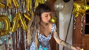 MY ASS&#x1F351; GETS POUND WITH CUM ON MY BIRTHDAY - UNHIDDEN PLEASURE
