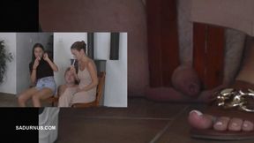 Mistresses Olga's and Natasa's cigarette break Pictures in pictures B mp4