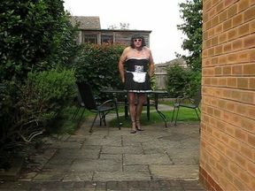 Serving Tea in the garden