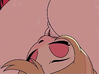 Helluva boss and Hazbin porn crossover