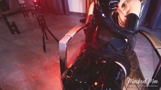 Latex Gloves &amp; Overknee Boots: Anal Sex and Handjob in a Fetish Apartment