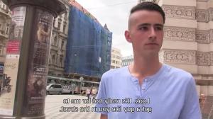 young Czech chap puts a schlong in his throat