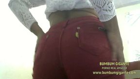gostosa novinha da lunaluxbr linda com calca jeans tirando tudo