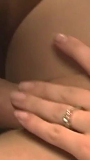 Captivating moment from "A beautiful young woman is subjected to an anal sex with a skilled male sex worker."