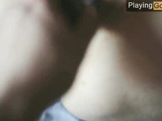 Russian tied nympho gets multiple pulsating orgasms - PlayingGods