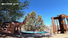 Pool Side Yoga