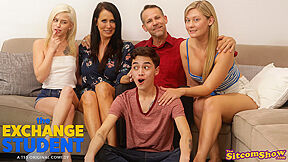 The Exchange Student 18+ American Hospitality - Addison Lee And Juan El Caballo Loco