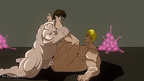 Muscle Daddy And Car Toon In [full] Alien Slime 3 - Muscle Growth Animation