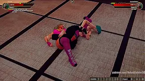 Remiel Battles Bambi in Busty Naked Combat – Naughty 3D Showdown