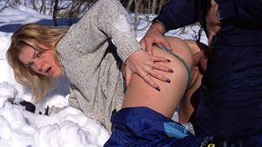 Sissi Has Wild Anal Sex on the Side of an Icy Mountain