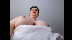 Becoming a giantess from growing potion from witch market