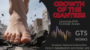 Cruel Massive Giantess Growth 42-Minute POV - Horizon Expansion, City Destruction, Size Worship, Pussy and Anal Insertion, Immersive Sound Fx Custom Audio by GTS Works (MP4)