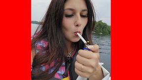 Smoking with a Sea-Doo Between My Legs