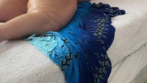 Hot Oil MILF Rub Down Interracial Bareback Sex