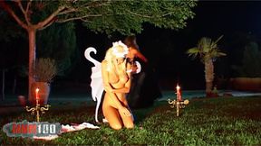Nikky Blond &amp; Moana Lesbian Hardcore - Hungarian Pornstar French Babe Outdoor