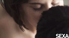 ”Watch these sexy girls enjoy a slippery fingerfuck in the bath”