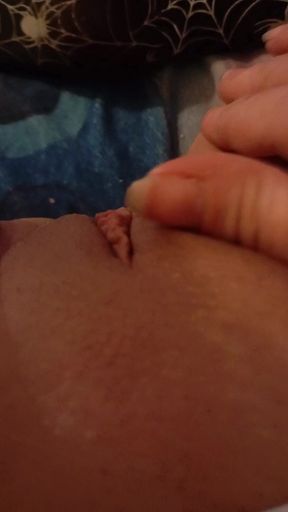 Masturbating in bed