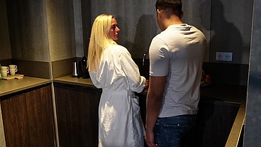 Tina was washing dishes, but Sinflare wanted to put his dick in her pussy and cum there twice