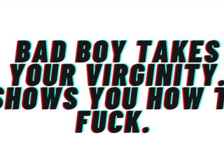 AUDIO: [M4F] Bad Hunk Takes Your Virginity
