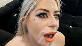 Big Titty Blonde Eager for Huge BBC - Bambi Blitz