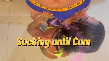 Sucking untill cum