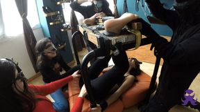 18 YO Trio - Emma Soles Up Gang Tickling - P1 1080p