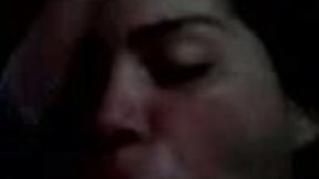 My insatiable girlfriend suck my cock like sweet lolly pop