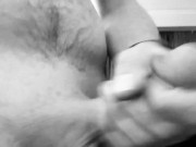 Edging Hotel room solo jerkin off Pillow_fucking_ getting hard