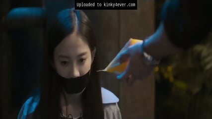 Chinese Girl Tape Gagged